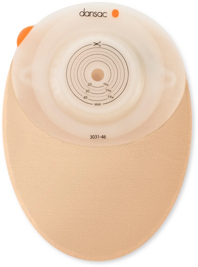 DANSAC NOVALIFE TRE 1 SACCA CHIUSA OPACA CONVEX MIDI PER COLOSTOMIA CON FINESTRA RITAGLIABILE 15-46 MM 430 ML 10 PEZZI - maxifarmacia.it