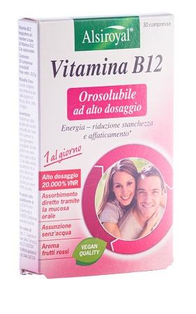 VITAMINA B12 OROSOLUBILE 30 COMPRESSE - maxifarmacia.it