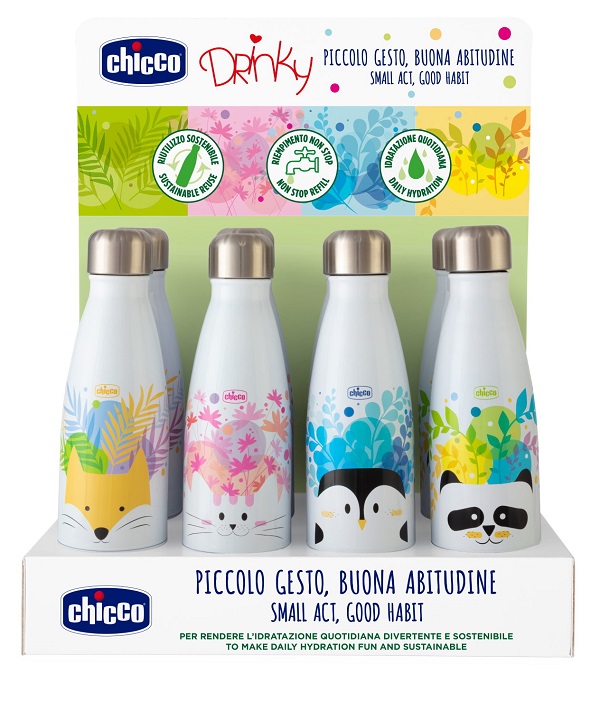 CHICCO BORRACCIA INOX 350 ML - maxifarmacia.it