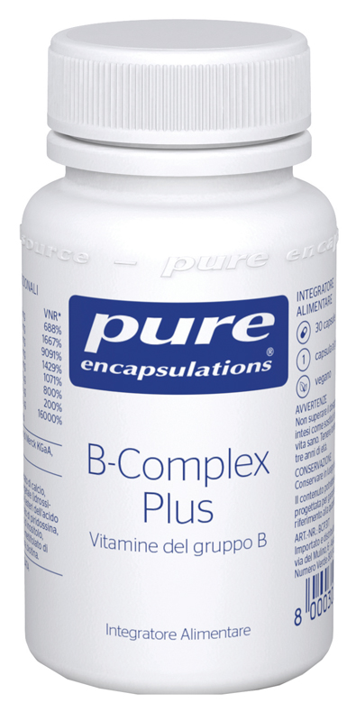 PURE ENCAPSULATIONS B-COMPLEX PLUS 30 CAPSULE - maxifarmacia.it