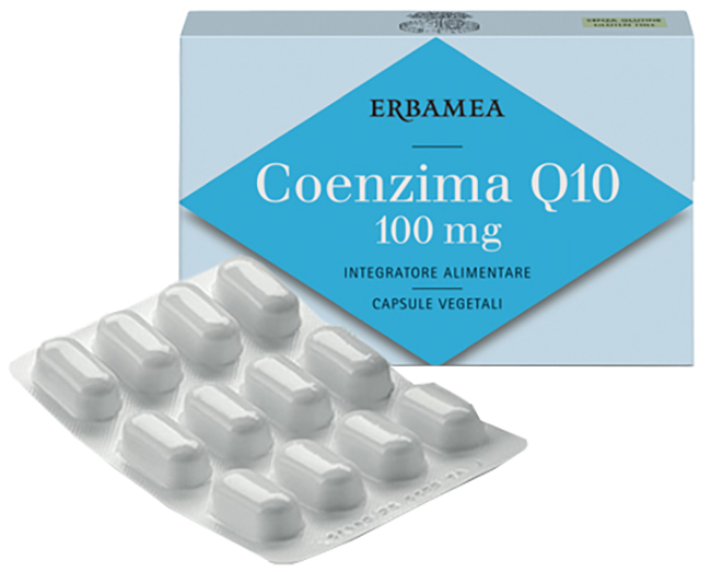 ERBAMEA COENZIMA Q10 100 MG 24 CAPSULE VEGETALI - maxifarmacia.it