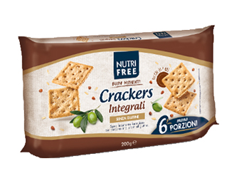 NUTRIFREE CRACKERS INTEGRALI 33,4 G X 6 PEZZI - maxifarmacia.it