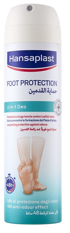 HANSAPLAST FOOT PROTECTION 2 IN 1 DEO 150 ML - maxifarmacia.it