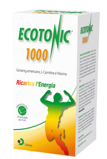 ECOTONIC 1000 14 STICK PACK 15 ML - maxifarmacia.it