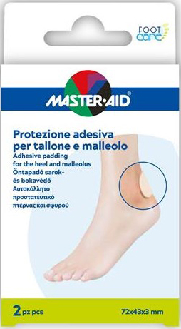 PROTEZIONE TALLONE/MALLEOLO MASTER-AID FOOTCARE 2 PEZZI A7 - maxifarmacia.it