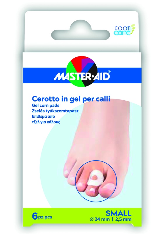 CEROTTO PROTEZIONE CALLI MASTER-AID FOOTCARE IN GEL SMALL 6 PEZZI B10 - maxifarmacia.it