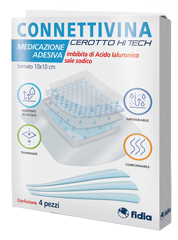 CEROTTO CONNETTIVINA HITECH 10 X 10 CM 4 PEZZI - maxifarmacia.it