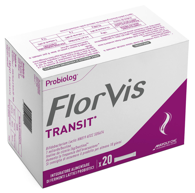 FLORVIS TRANSIT SOSPENSIONE ORALE 20 BUSTINE - maxifarmacia.it