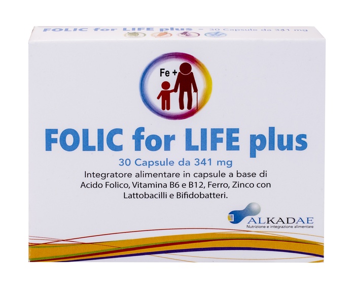FOLIC FOR LIFE PLUS 30 CAPSULE - maxifarmacia.it