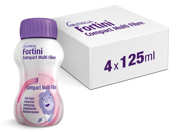 FORTINI COMPACT MULTI FIBRE FRAGOLA 4 PEZZI 125 G - maxifarmacia.it