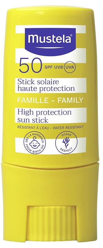MUSTELA STICK SOLARE PROTEZIONE MOLTO ALTA SPF50 9 ML - maxifarmacia.it