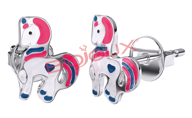 ORECCHINO STERILE BJT703 STS BABY UNICORN - maxifarmacia.it