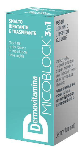DERMOVITAMINA MICOBLOCK 3 IN 1 SMALTO IDRATANTE E TRASPIRANTE TURCHESE 5 ML - maxifarmacia.it
