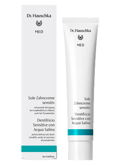 DR HAUSCHKA DENTIFRICIO SENSITIVE CON ACQUA SALINA 75 ML - maxifarmacia.it