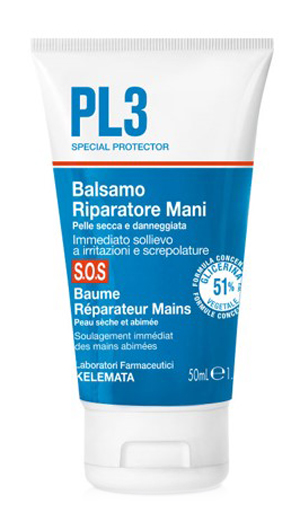 PL3 BALSAMO RIPARATORE MANI SOS 50 ML - maxifarmacia.it