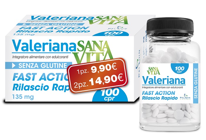 SANAVITA VALERIANA 100 COMPRESSE - maxifarmacia.it