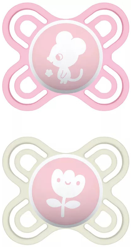 MAM SUCCHIETTO PERFECT START 0-2 MESI SILICONE SINGLE BOX FEMMINA - maxifarmacia.it