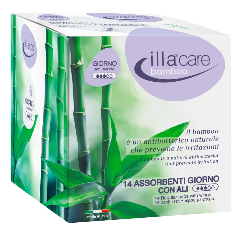 ILLA CARE BAMBOO ASSORBENTE GIORNO 14 PEZZI - maxifarmacia.it
