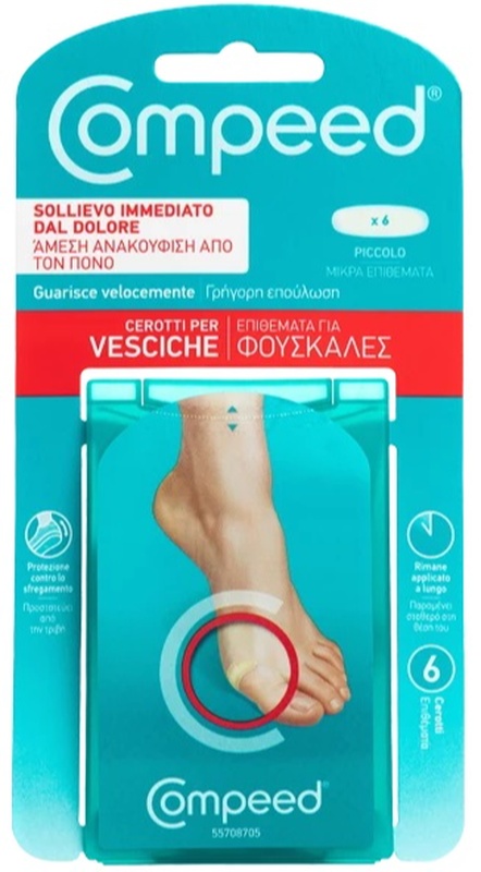 COMPEED 6 CEROTTI PICCOLI PER VESCICHE - maxifarmacia.it