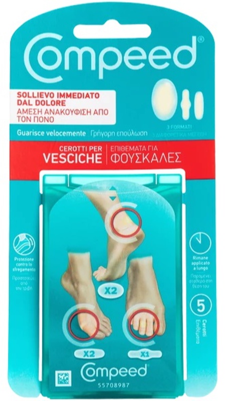 COMPEED 5 CEROTTI MISTI PER VESCICHE - maxifarmacia.it