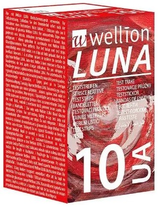 WELLION STRISCE PER LA DETERMINAZIONE DELL'ACIDO URICO 10 PEZZI - maxifarmacia.it
