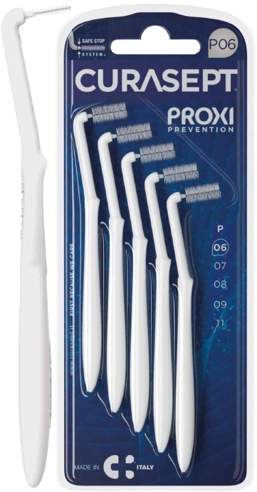 CURASEPT PROXI ANGLE P06 BIANCO/WHITE 5 PEZZI - maxifarmacia.it