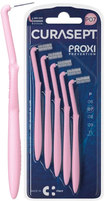 CURASEPT PROXI ANGLE P07 ROSA/PINK 5 PEZZI - maxifarmacia.it