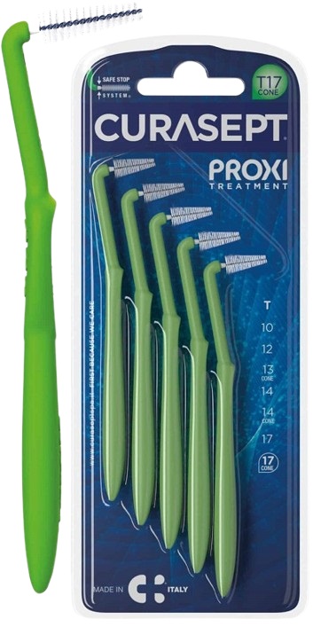 CURASEPT PROXI ANGLE P09 VERDE CHIARO/LIGHT GREEN 5 PEZZI - maxifarmacia.it