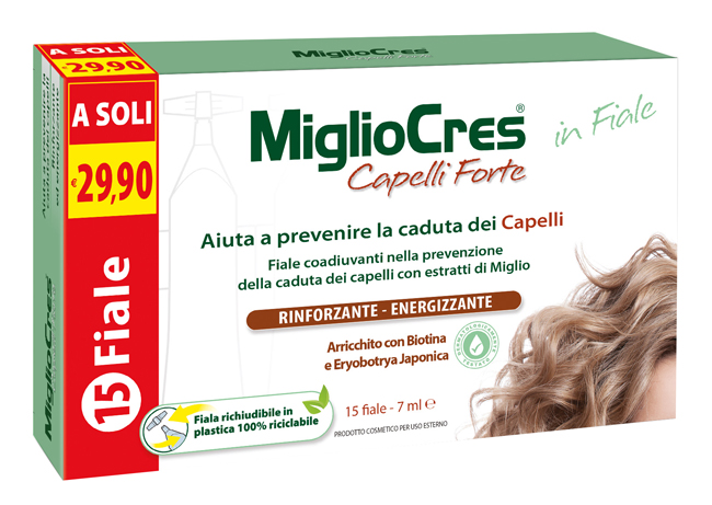 MIGLIOCRES FORTE 15 FIALE TRATTAMENTO DERMOCOSMETICO - maxifarmacia.it