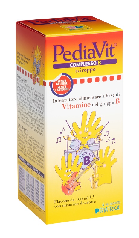 PEDIAVIT COMPLESSO B SCIROPPO 100 ML - maxifarmacia.it