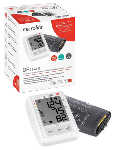 MISURATORE DI PRESSIONE MICROLIFE B3 AFIB - maxifarmacia.it