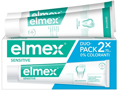 ELMEX SENSITIVE DENTIFRICIO BITUBO 2X75 ML - maxifarmacia.it