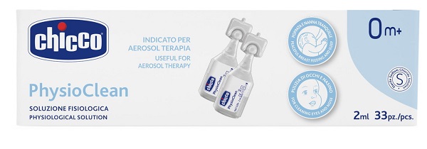 CHICCO SOLUZIONE PHYSIOCLEAN 2 ML 33 PEZZI - maxifarmacia.it