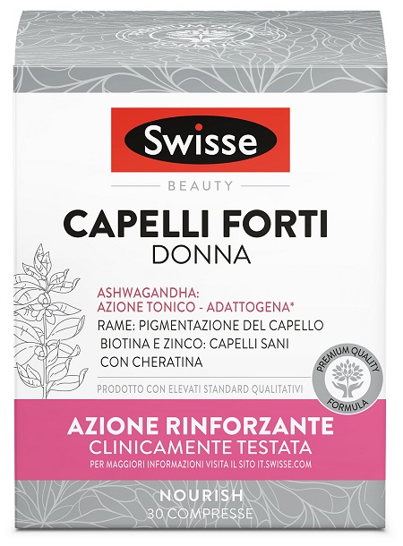 SWISSE CAPELLI FORTI DONNA 30 COMPRESSE - maxifarmacia.it