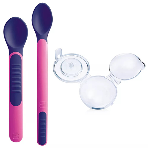 MAM HEAT SENSITIVE SPOONS & COVER 6+ FEMMINA - maxifarmacia.it