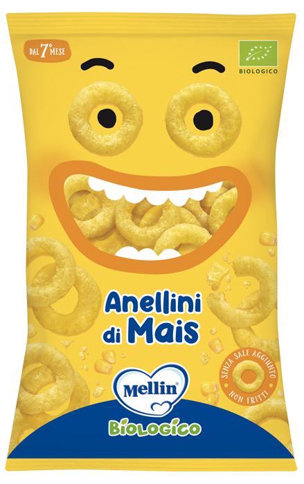 MELLIN SNACK BIO ANELLINI MAIS 15 G - maxifarmacia.it