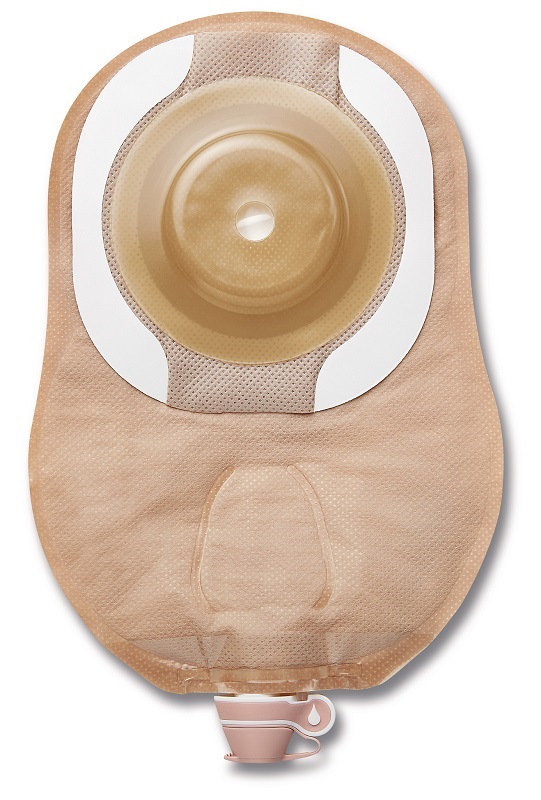 MODERMA FLEX CERAPLUS SACCA APERTA CONVESSA SOFT MIDI PER UROSTOMIA OPACA CON FINESTRA B/A PRETAGLIATA 20 MM - maxifarmacia.it
