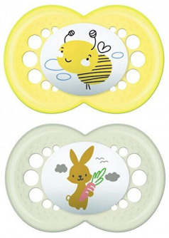 MAM SUCCHIETTO ORIGINAL 16+ SILICONE NEUTRO 2 PEZZI - maxifarmacia.it