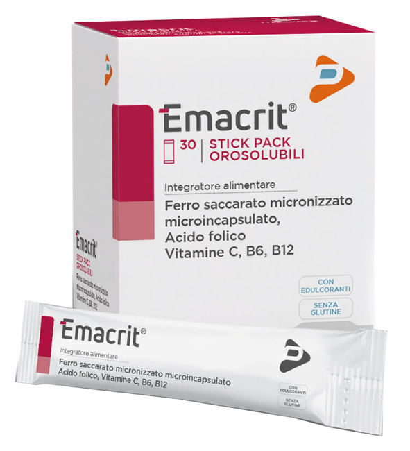 EMACRIT OROSOLUBILE 30 STICK PACK - maxifarmacia.it