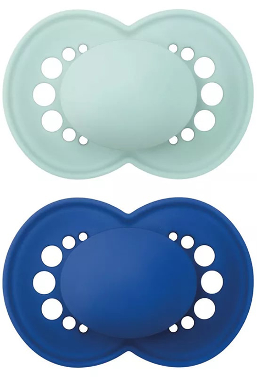 MAM SUCCHIETTO ORIGINAL NIGHT 16+ SILICONE MASCHIO 2 PEZZI - maxifarmacia.it