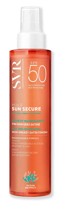 SUN SECURE HUILE SECHE SPF50+ NUOVA FORMULA 200 ML - maxifarmacia.it