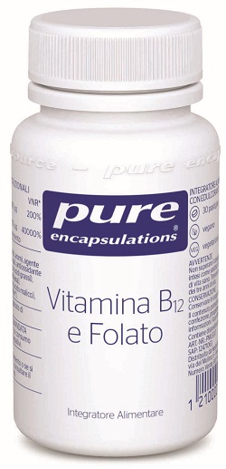 PURE ENCAPSULATIONS VITAMINA B12 E FOLATO 30 PASTIGLIE - maxifarmacia.it