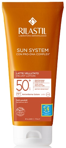 RILASTIL SUN SYSTEM PHOTO PROTECTION TERAPY SPF 50+ LATTE VELLUTANTE 200 ML - maxifarmacia.it