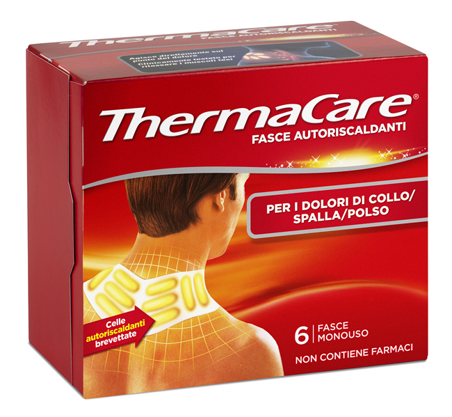 THERMACARE COLLO/SPALLA/POLSO 6 FASCE AUTORISCALDANTI - maxifarmacia.it