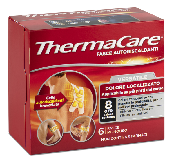 THERMACARE VERSATILE 6 FASCE AUTORISCALDANTI - maxifarmacia.it