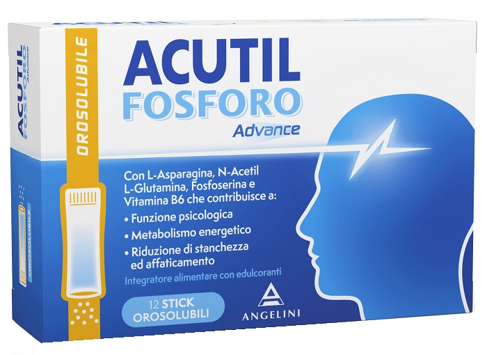 ACUTIL FOSFORO ADVANCE 12 STICK OROSOLUBILI - maxifarmacia.it