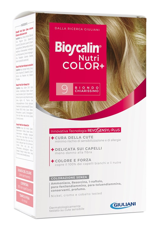 BIOSCALIN NUTRICOLOR+ 9 BIONDO CHIARISSIMO  - maxifarmacia.it