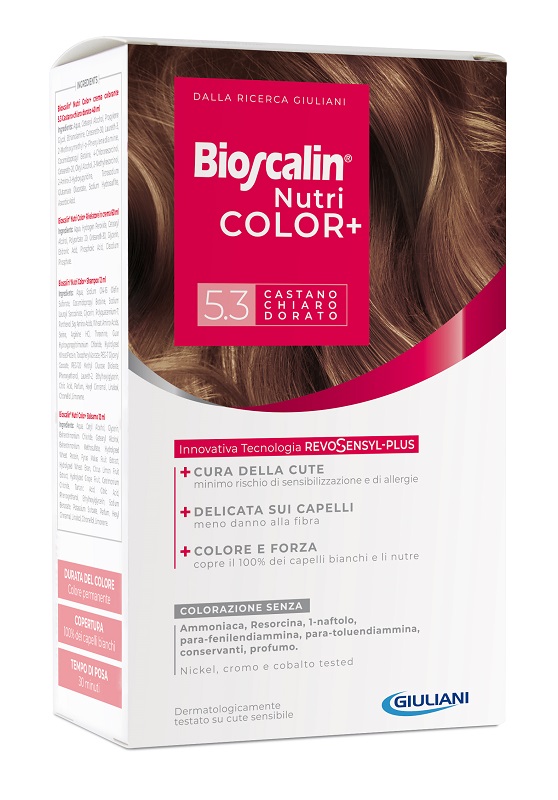 BIOSCALIN NUTRICOLOR+ 5,3 CASTANO CHIARO DORATO - maxifarmacia.it