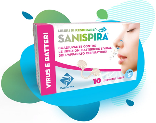 SANISPIRA VISUR & BATTERI FILTRO NASALE SMALL 10 PEZZI - maxifarmacia.it