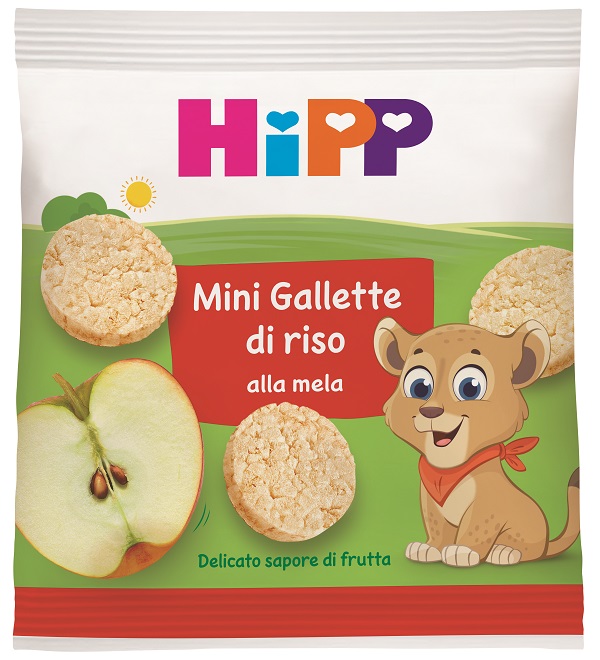 HIPP MINI GALLETTE DI RISO ALLA MELA 30 G - maxifarmacia.it